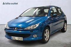 Peugeot 206 1.6 109hk Nybesiktigad
