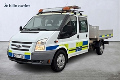 Ford TRANSIT Dubbelhytt/kran/tippflak 125hk Värmare drag SoV